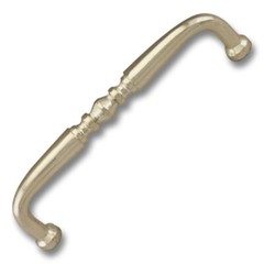 Pull 25 Pack Polished Brass 96mm CC, 4-1/8″ OAL, 1- 1/4″ projection (No Screws)