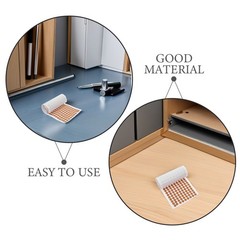 10 Pack Reusable Cork Door Bumpers Cabinet Pads Light Brown Strong Adhesive