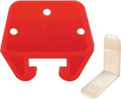 New 6-pack lot Slide-Co 22486 Plastic Drawer Track Red Guide 9/32 x 3/4″