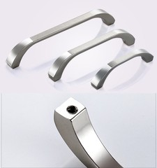 Door Knob Zinc Alloy Metal Polished Chrome Cabinet Handle For Door Leaf & Drawer