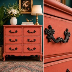 Wrought Iron Cabinet Handles 6.75″ Ornate French Country Farmhouse Set Of 6