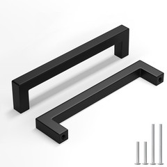 Black Cabinet Handles 5-1/16″ Matte Black Cabinet Handles 35 Pack