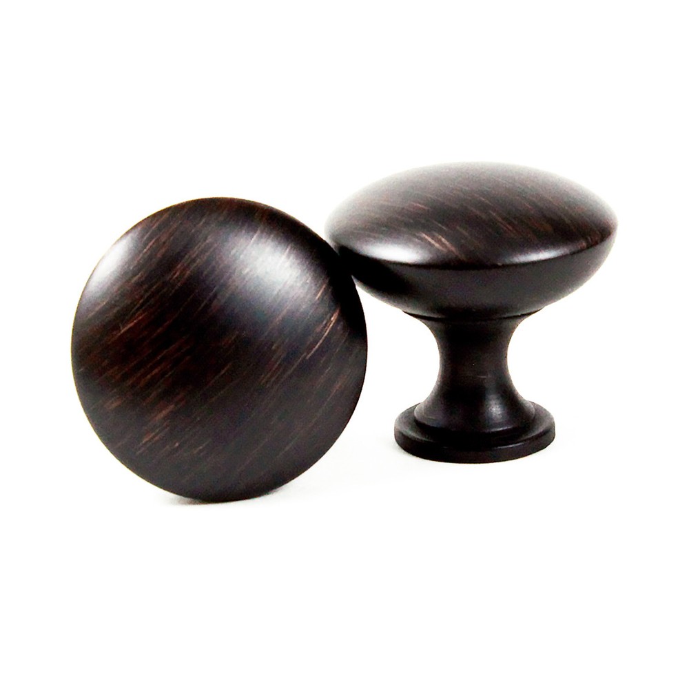 Mushroom Knob *Oil Rubbed Bronze* Kitchen Bath Cabinet Hardware Pull Handle
