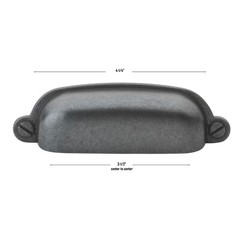 GlideRite 3-1/2″ CC Satin Gold Classic Bin Cabinet Hardware Pull – 4767-SG-1
