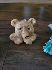 Pine Trees And A Bear Resin Dresser Drawer Pulls Set Of 4