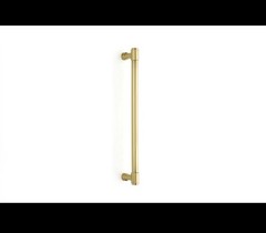 Emtek 86693US4 Jasper 12″ Bar Pull – Industrial Modern Collection, Satin Brass