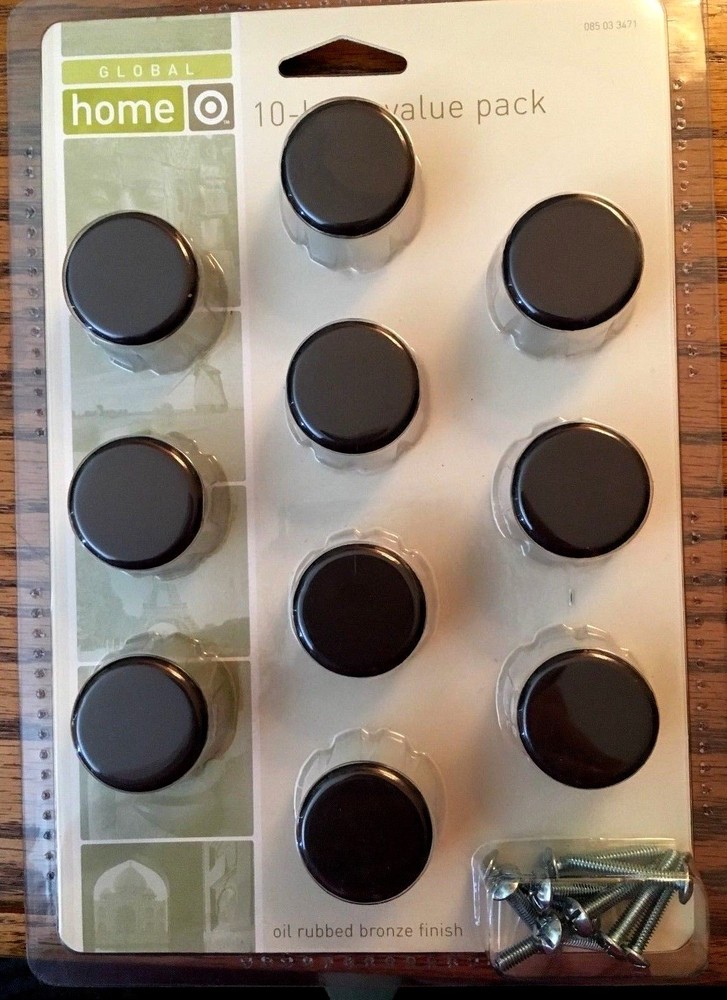 LOT OF 30 NEW OIL RUBBED BRONZE CABINET KNOBS FREE SHIPPING