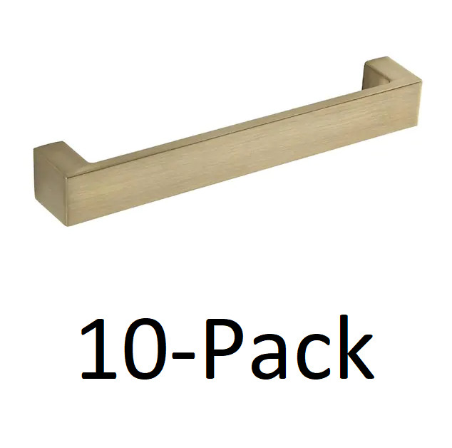 *10-PACK* Sumner Street Redmond 5-1/4 in. Satin Brass Drawer Pull (RL070083VP)