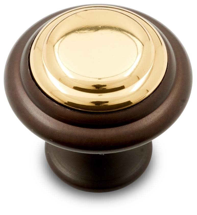 RK International CK 9214 Stepped Ring 1-1/4″ Round Solid Brass – Oil Rubbed /