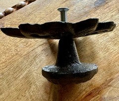 Vintage Old World Moroccan Drawer Cabinet Door Knob Pull BRWN Cast Iron Metal 3″
