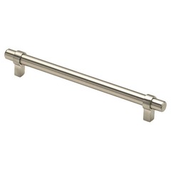 10x Euro Loop Style 7-9/16″ Centers Brushed Nickel Cabinet Pull Handle 9-3/16″