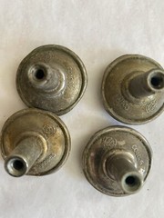 LOT OF 12 Anne at Home 1-1/8″ (29mm) Button Cabinet Knob (Rust)