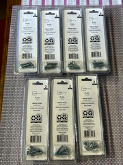 Lot of Mainstays 2 Pulls per pack white total handles 14 Brand New