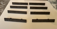 lot of 8 Du Verre Die-Cast Aluminum Pomegranate Pull 5 7/8” Oil Rubbed Bronze