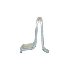 Rok Hardware Adjustable Steel Pilaster Shelf Support Clip, Zinc