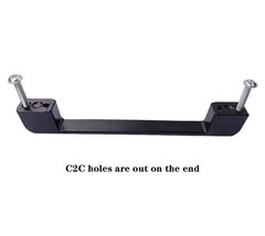 Black Matte 5 Inch Hole Center Cabinet Drawer Hardware Pulls MH0128B 4 PCS