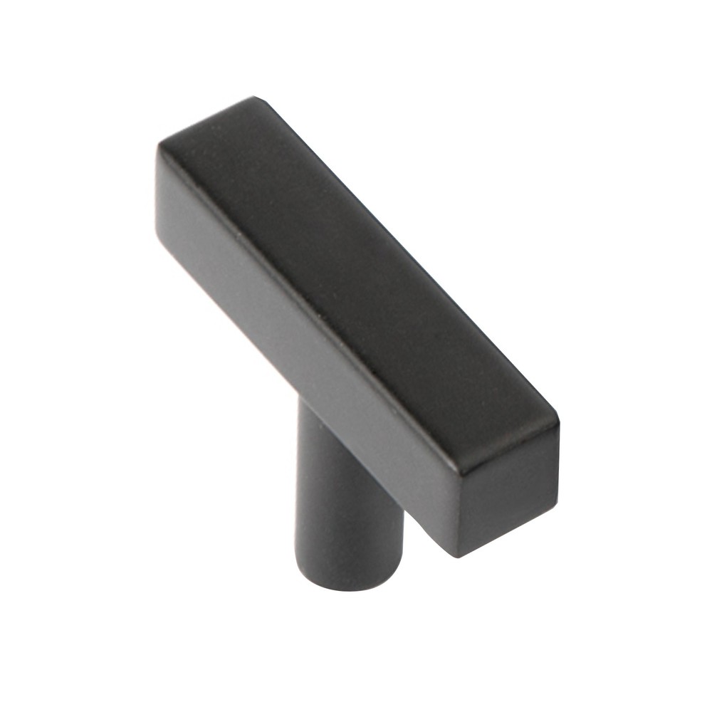 1-100Pack Black Kitchen Square Cabinet Handles Drawer Pull Knobs Stainless Steel