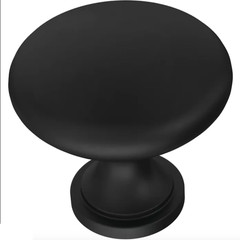 Liberty P42354Z-FB 1 1/4″ Garrett Mushroom Knob Flat Black 10 Pack
