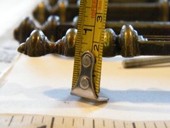 National Lock lot of 10 vintage 1970s metal drawer PULLS HANDLES 5 1/8″ long