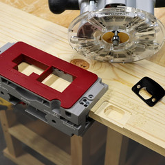 1229 Hingejigplus – Dual Clamping Door Hinge Jig Door Hinge Mortiser. Complete H
