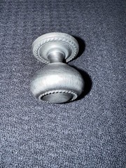 Rk International CK series Mushroom cabinet knob in distressed nickel finish