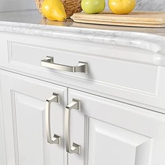 Pack 3.75 Inch(96mm) Hole 3.75″/96MM Hole Center 10 Brushed Satin Nickel