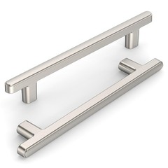 10 PCS Brushed Satin Nickel Kitchen Cabinet Drawer Pull Handles 5 Inch/128mm