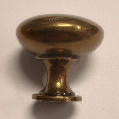 1-1/4″ Cabinet Hardware Furniture Knob Gilded Bronze- aged gold finish