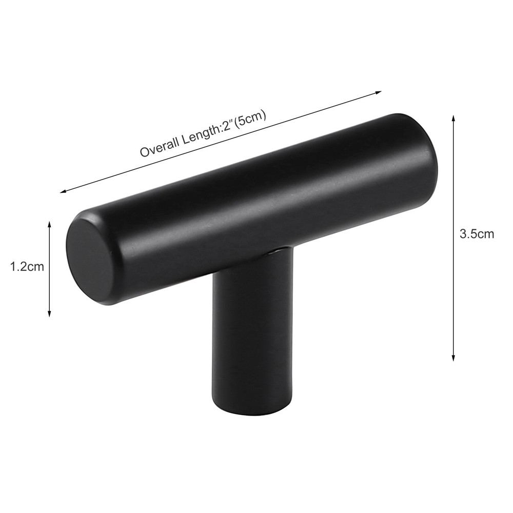 30 Pack Stainless Steel T Bar Pull Handles Modern Kitchen Bath Cabinet Hardware