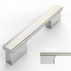 4 Inch 102mm Center Brushed Satin Nickel Cabinet Drawer Pulls 20 PCS