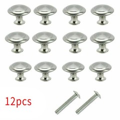 12Pcs 2 Colors Stainless Steel Zinc Alloy Handles Cabinet Door Drawer Chest A