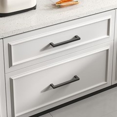 Pack Black Drawer Handle Cabinet Pull Black Kitchen 5 Inch Hole Centers 2