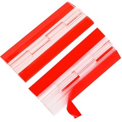 2 Pcs Acrylic Small Plastic Hinges Continuous Transparent Selfadhesive Folding H