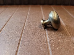 3/4″ Diameter Knob Antique Brass by Colonial Bronze kitchen bath cabinets drawer