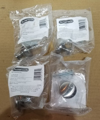 Lot Of 4 Amerock 14404SCH 1-3-16 Knobs In Brushed Chrome