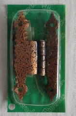 NOS 3/8″ offset H Hinge cabinet – antique copper Amerock # A1620 Colonial