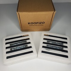 Koofizo Cabinet Bar Pull Chrome Solid Handle 3″ Screw Spacing 10 PACK Open Box