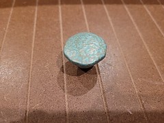 Vintage Laurey Verdigris Green Round Cabinet Knobs — Laurey 54768