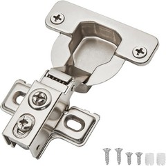 6 Pack Soft Close Cabinet Hinges K40 Type 1-1/4 inch Overlay 95 Degree
