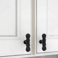 10 Pack AL6098MB Matte Black Cabinet Knobs 2.4 Inch 60mm Kitchen Hardware