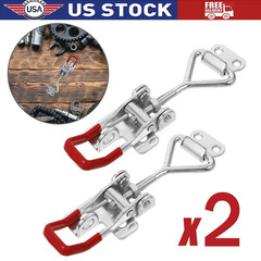 Heavy Duty Steel Toggle Latch Catches Adjustable Lock Clamp For Boxes Case New