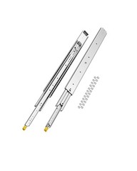 1 Pair 18-60 in Soft-Close Drawer Slides Ball Bearing Full Extension