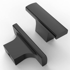 10 Pack Matte Black Cabinet Knobs 2 Inch (50MM) Single Hole Cabinet Pulls Kit…