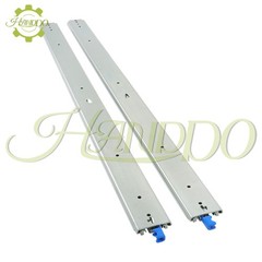1Pair Heavy Duty Drawer Slides 48 Inch 500 lb Load Capacity Side Mount Extension