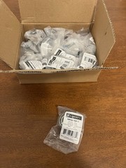 LOT OF 25 Liberty PBF524-BSP-C 38mm Ringed Kitchen Cabinet Hardware Knob *READ