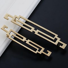 WJXFHTD 4PCS Art Decor Drawer Pulls, Chinese Hollow Gold Handle Gold Cabinet …