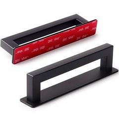 -Pack Adhesive Cabinet Handles Stick On Handle Self Stick Overall Length 6″ 2