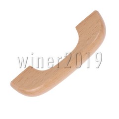Decorative Wooden Drawer Knob Pull 2.52 Inch for Furniture Door Cabinet Wardrobe