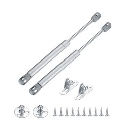 2 Pcs Gas Springs, 100N/22.5LB Struts Lift Supports, Shocks, Silver