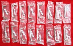 Lot of 16 – Wurth Brand PROCO3-SN Satin Nickel Steel 96mm Pulls * New